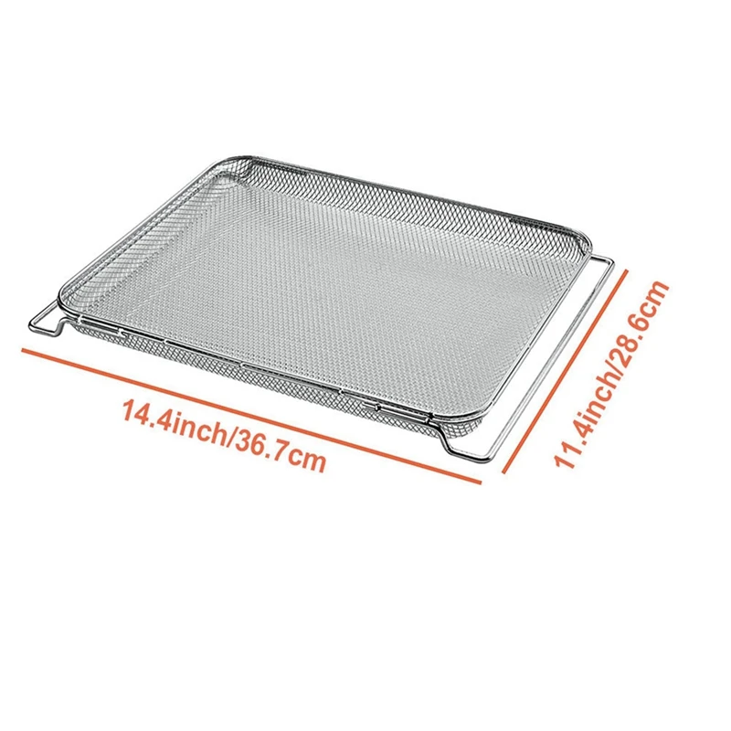 X17A 2025 NEW-2X Replacement Air Fry Basket For Ninja Foodi DT251 DT201 DT200 Air Fryer Oven,Stainless Steel Air Fryer Oven