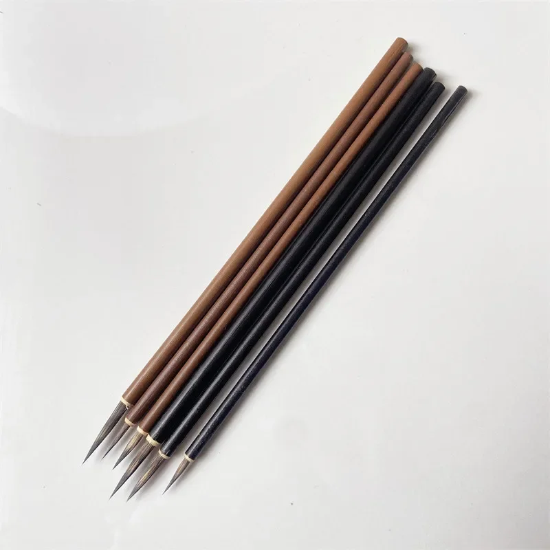 3pcs/set Weasel Hair Hook Line Fine Paint Brush Chinese Calligraphy Brush Pen Paint Brush Art Stationary Oil Painting Brush