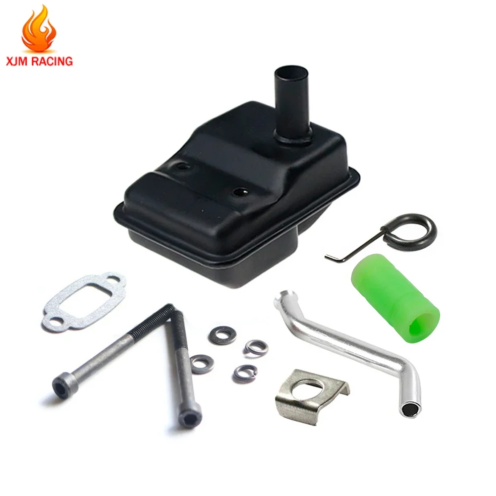 ゼノアCY ROVAN TSRC XJM FLMLF 23CC-36CCエンジン用メタルマフラーまたは排気管キット（1/5 HPI ROFUN KM BAJA LT FG RedCat対応）