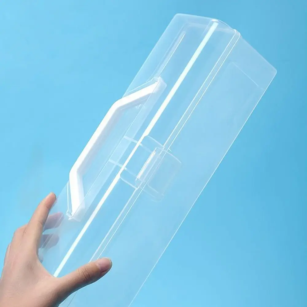 Multi-Function Plastic Storage Box Portable Clear Jewelry Case Sundries Container Kitchen