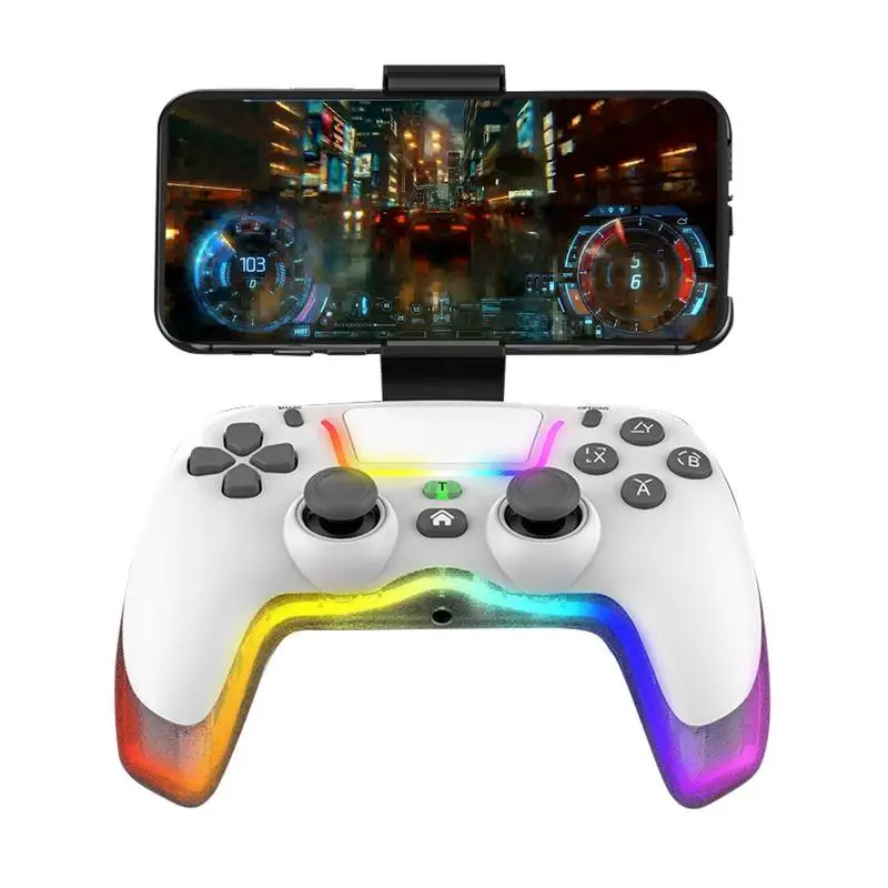 Switch Controllers Portable Ergonomic Adjustable LED Game Controller Flexible Gamepad Game Controller Multifunctional Reusable