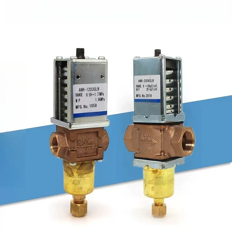 Pressure Actuated Water Regulating Valve AWR-1203GLW Water Cooled Condensing Pressure Regulator Valve