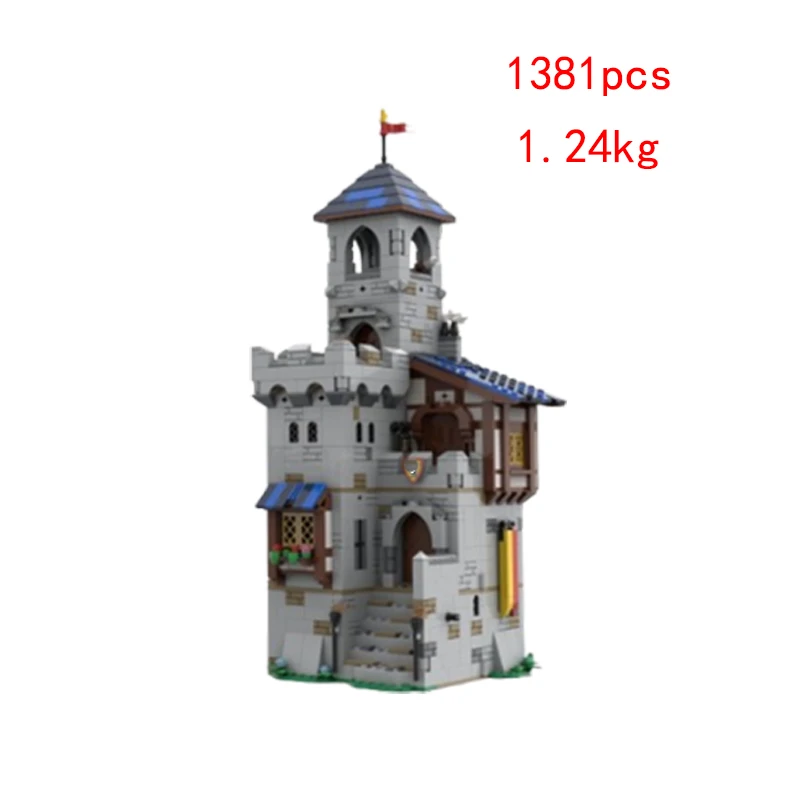 Spot MOC-192638 189672 Small Particle Assembled Building Blocks Medieval Creative Architecture Castle Model Puzzle Building Toy