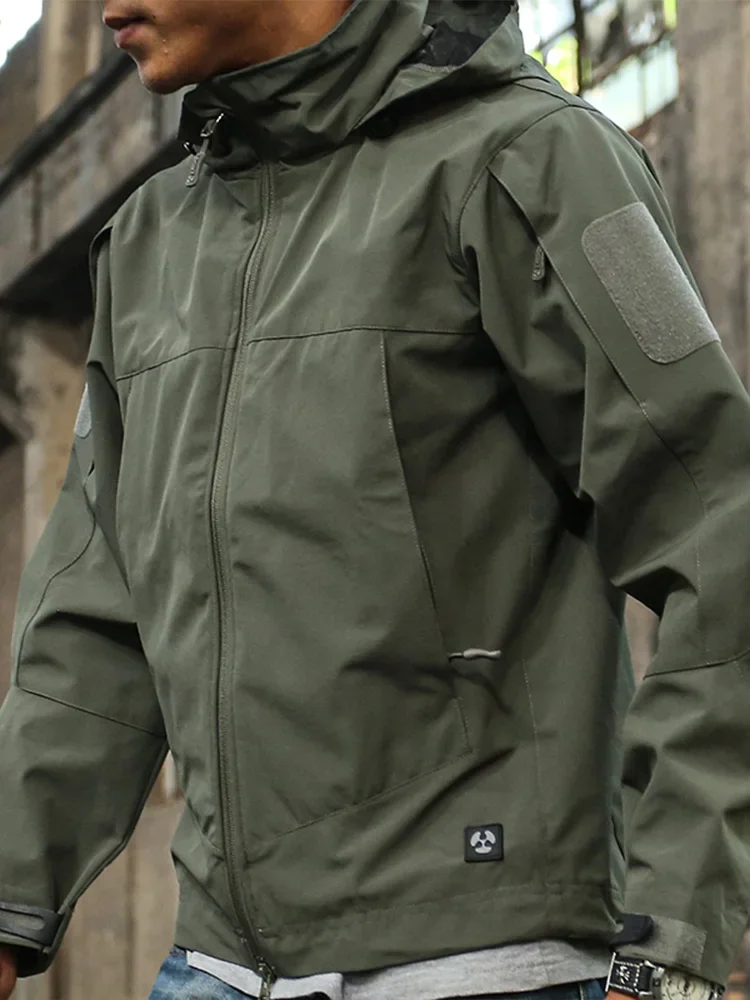 Wodoodporna kurtka taktyczna Soft Shell męska jesienno-zimowa ciepła polarowa wiatrówka płaszcz Outdoor wspinaczka górska kurtki turystyczne