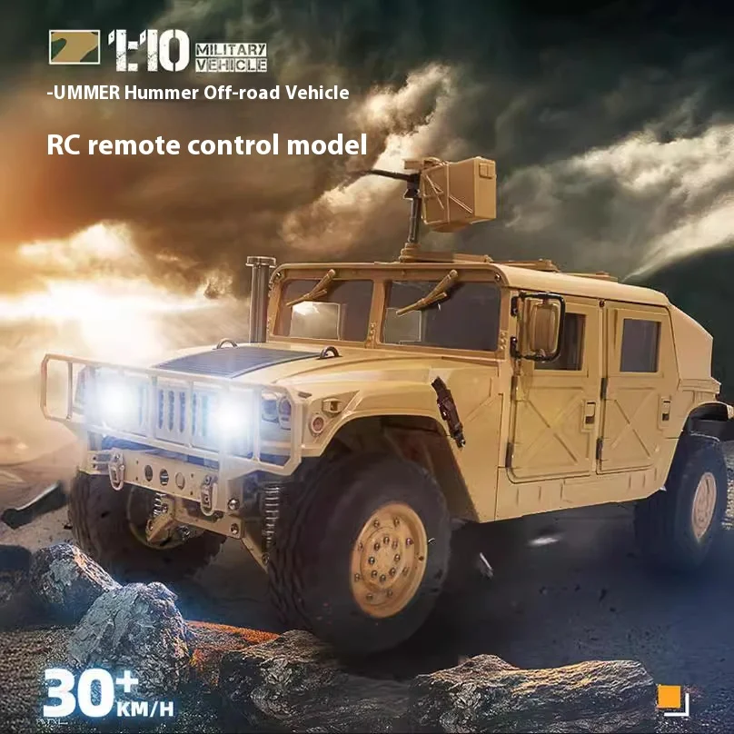

New Hg 1/10 Rc Car Usa 4x4 Car P408 High Imitation Real 4wd High Speed Car Metal Chassis Convertible Hummer No Batteries