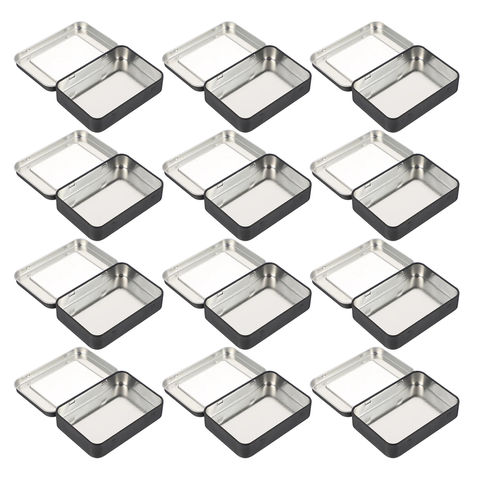 

Набор из 12 металлических брелоков-футляров для USB-накопителей, ключей, монет, сигар, компактные жестяные коробки для путешествий и повседневного использования