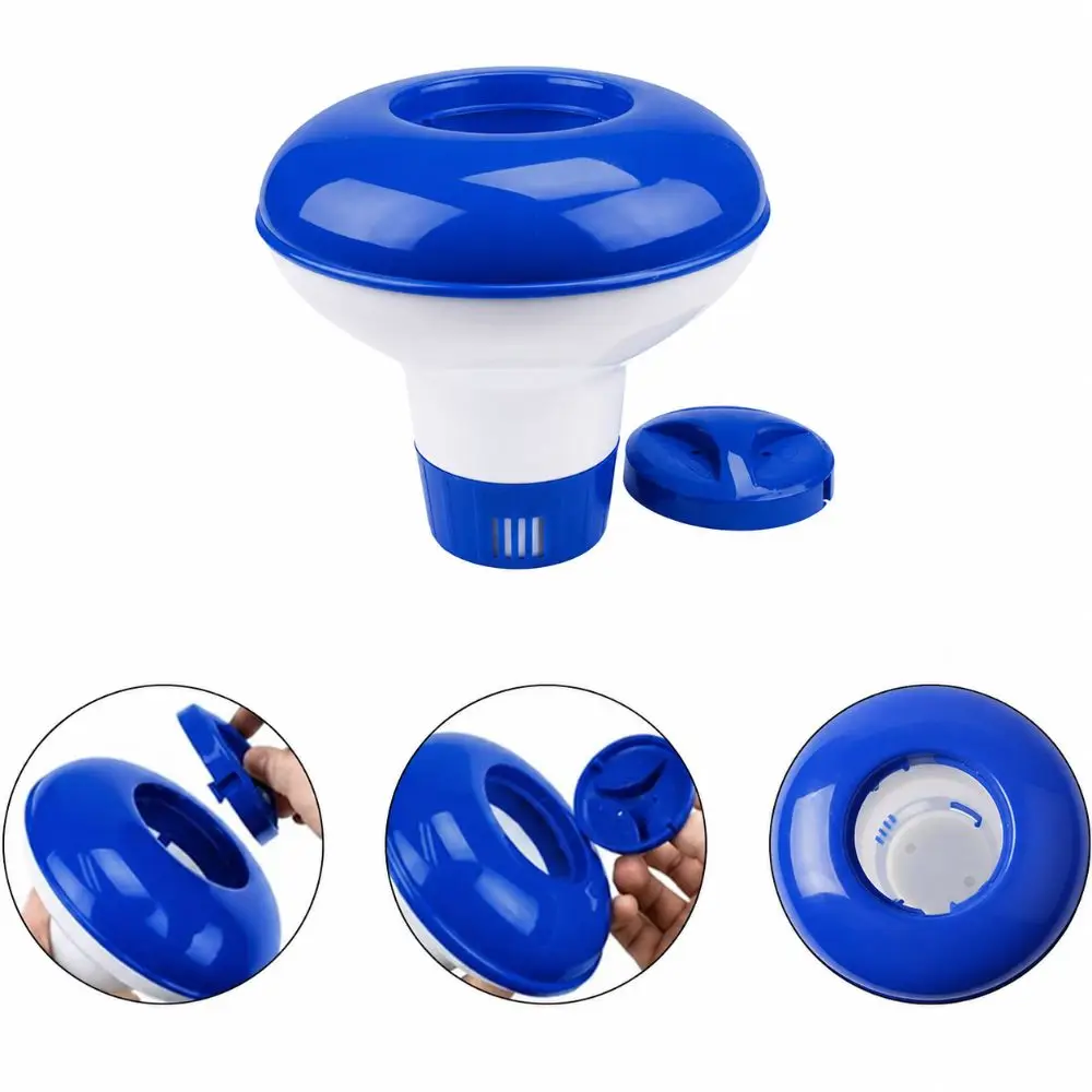 Enduring 5 Inch Pool Floating Dispenser Floating Design ABS Pool Floater Chlorine Dispenser