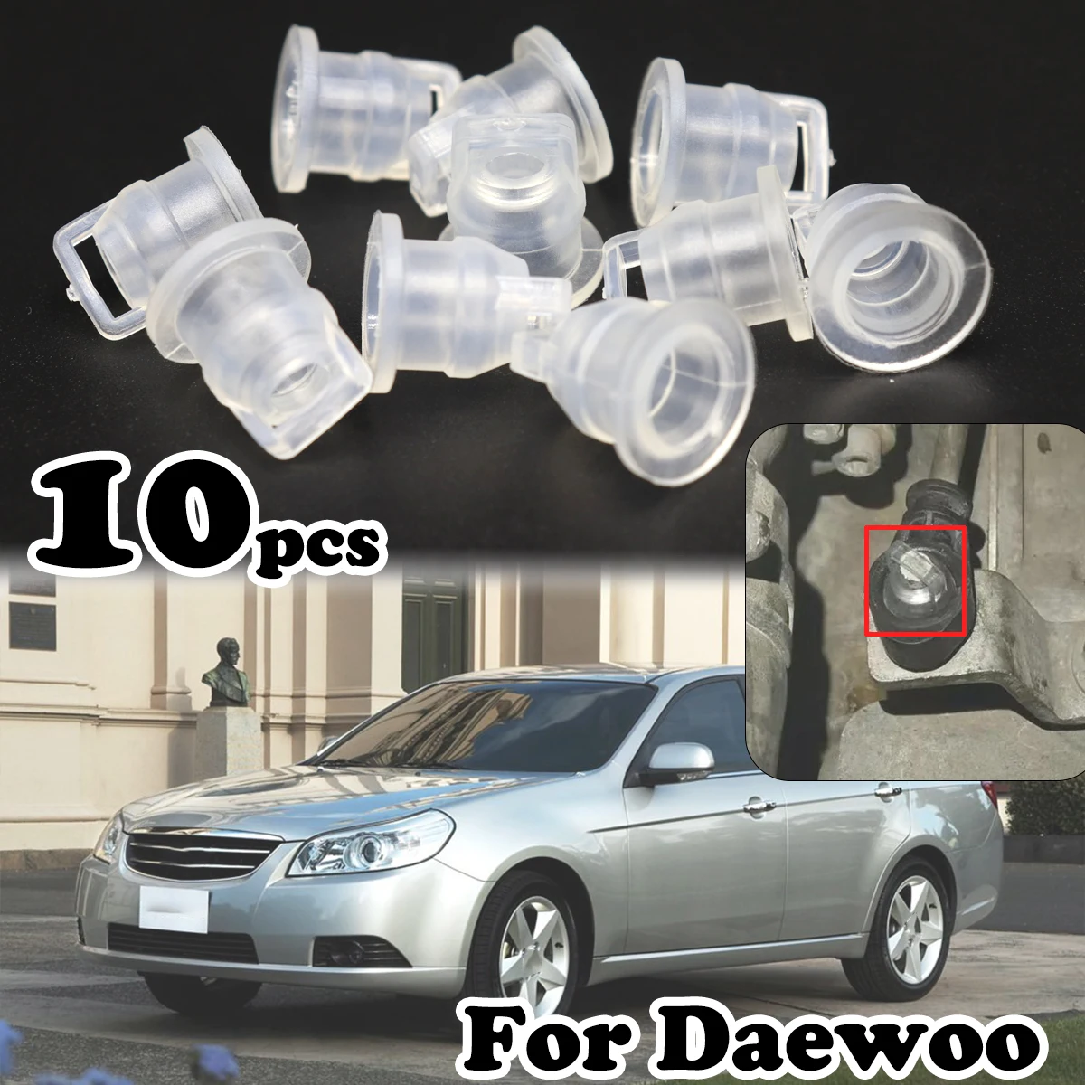 

10pcs Gear Shift Cable Bushing For Daewoo Tosca Winstorm MaXX 2008 2009 - 2011 Auto Gearbox Line Rubber Sleeve Car Accessories