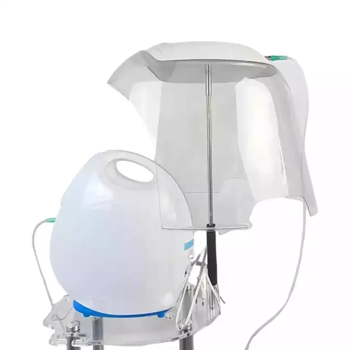 Máquina Facial de pulverización de oxígeno para salón de belleza, máscara de cúpula para terapia de chorro de oxígeno, cuidado de la piel, LED O2 a Derm, 2024