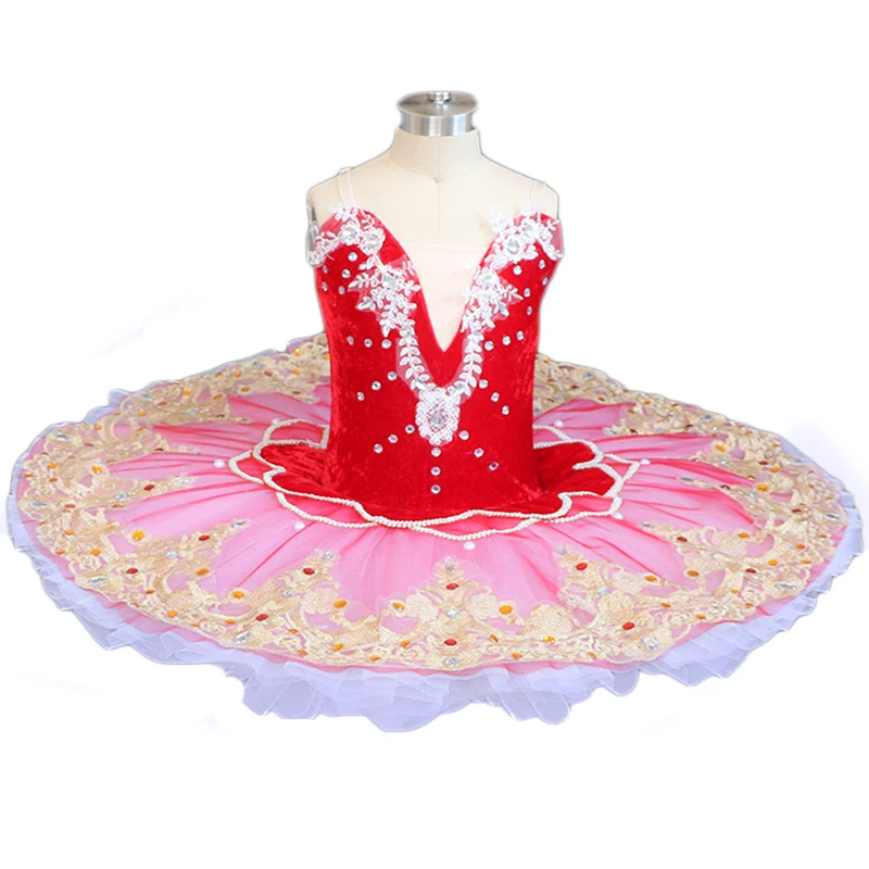 

Red Professional Ballerina Tutu Classical Ballet Tutu Costume Stage Performance Costume Tutu Snow White Professional Tutu