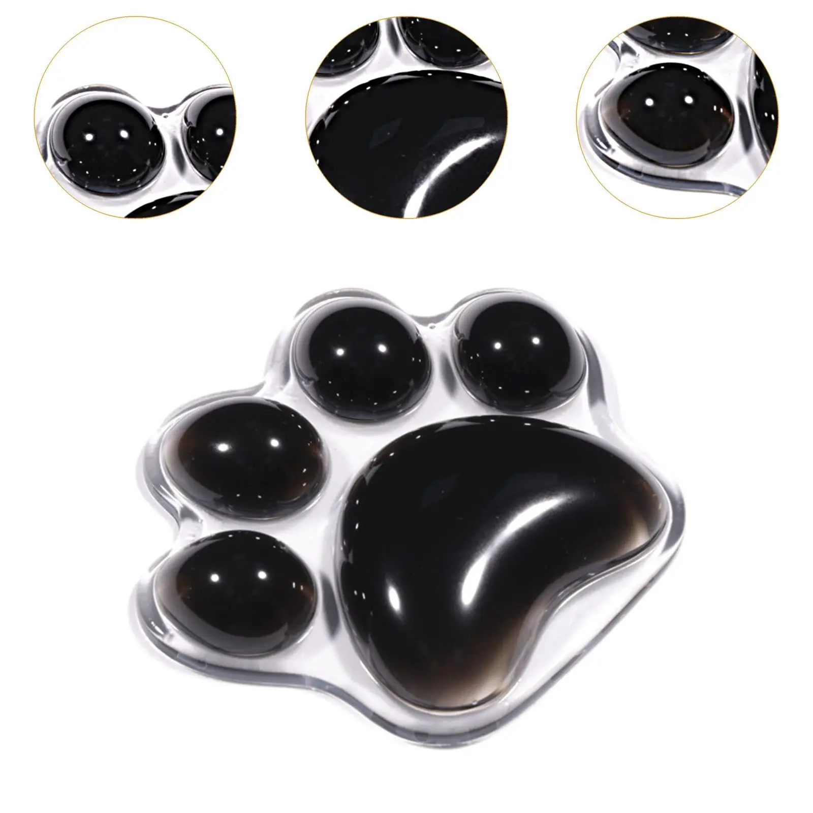 Гелевая подставка для запястий для мыши, гладкая поверхность, силиконовый удобный эргономичный мягкий коврик для запястья, поддержка игрового компьютера, настольного компьютера