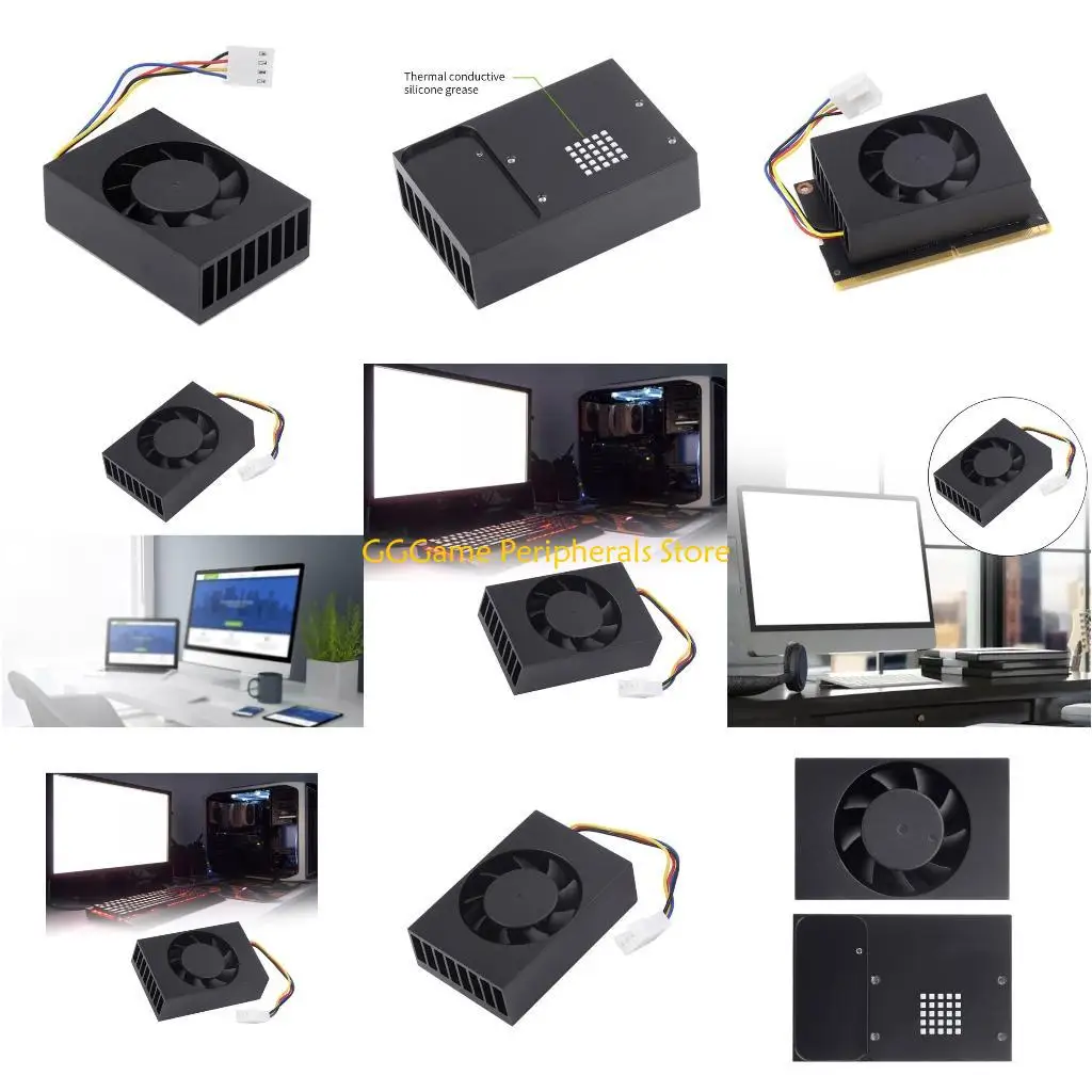 

U55B DC5V Охлаждающий вентилятор PWM Регулировка скорости Высокая скорость Сильная скорость охлаждающего воздушного вентилятора