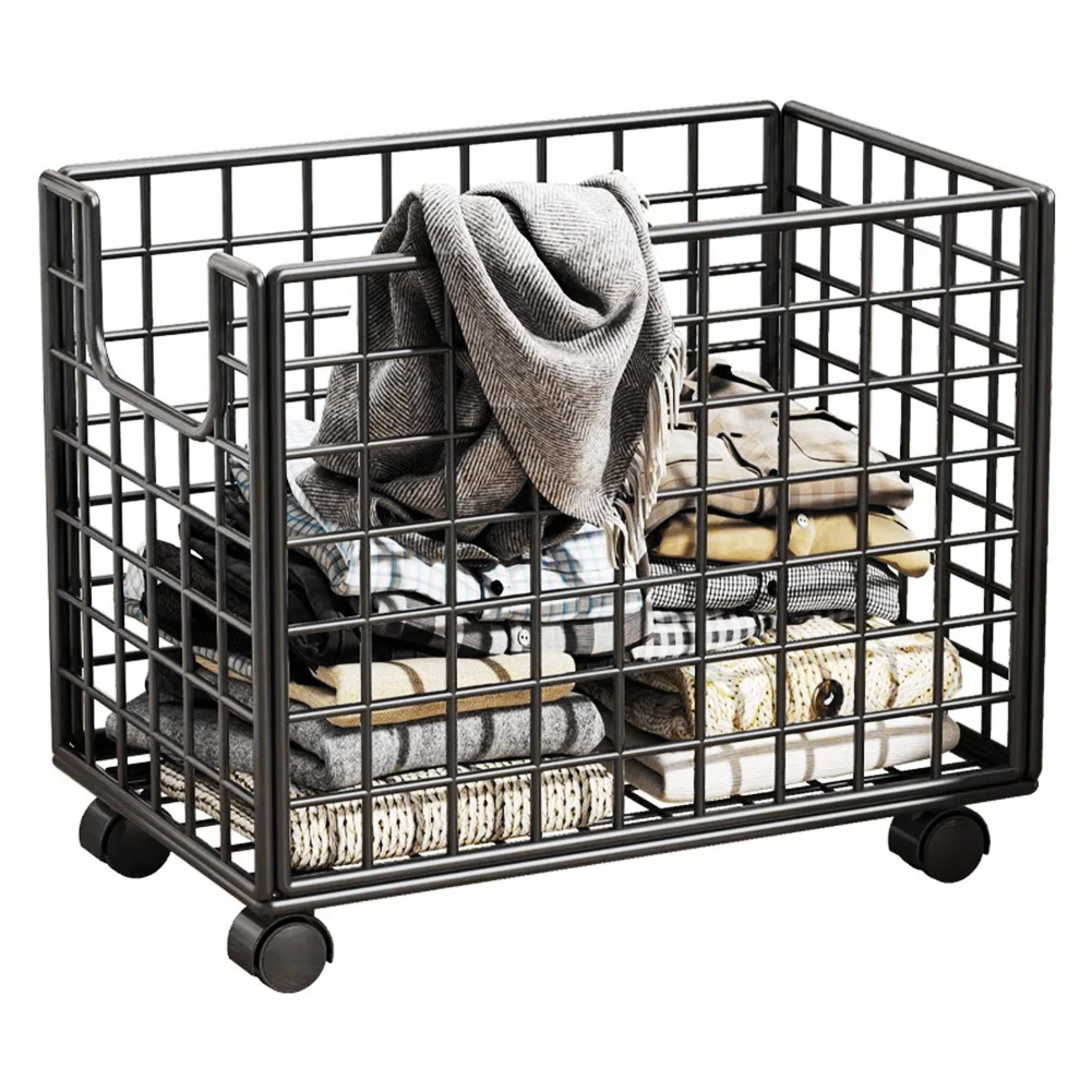 سلة الغسيل تعيق شبكة الأسلاك تخزين عربة المرافق سلة الفاكهة الخضار الوقوف لغرفة المعيشة خزانة الحمام أو غرفة النوم