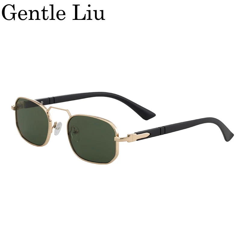 

Small Frame Rectangle Punk Sunglasses Women Men 2025 Luxury Brand Steampunk Driving Sun Glasses Vintage Outdoor UV400 Eyewear