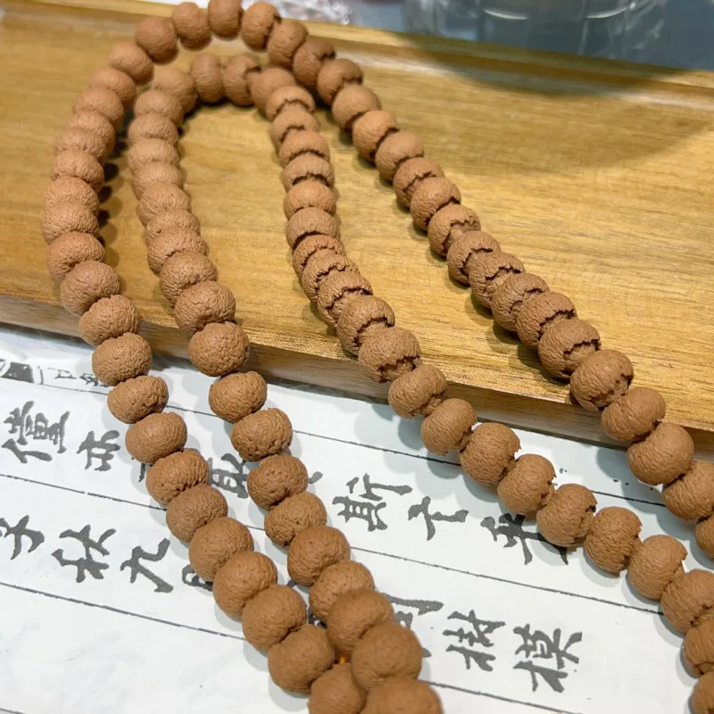Wenwan Half Pack Orchard Pagoda Bodhi Seed Bracelet Necklace Buddhist Beads 108 Unisex