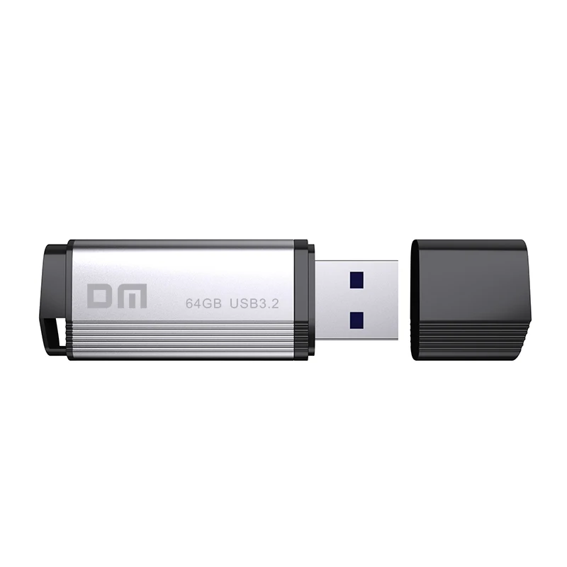 Clé usb 3.2 haute vitesse, support à mémoire de 64gb 128 gb 256 gb, lecteur flash en métal, DM