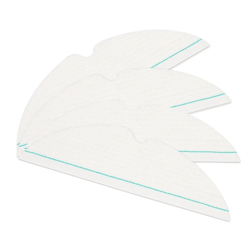 100 PCS Disposable Cleaning Rag Mop Rag White Fiber Suitable For Mijia Roborock Accessories S55 S52 S51 S50