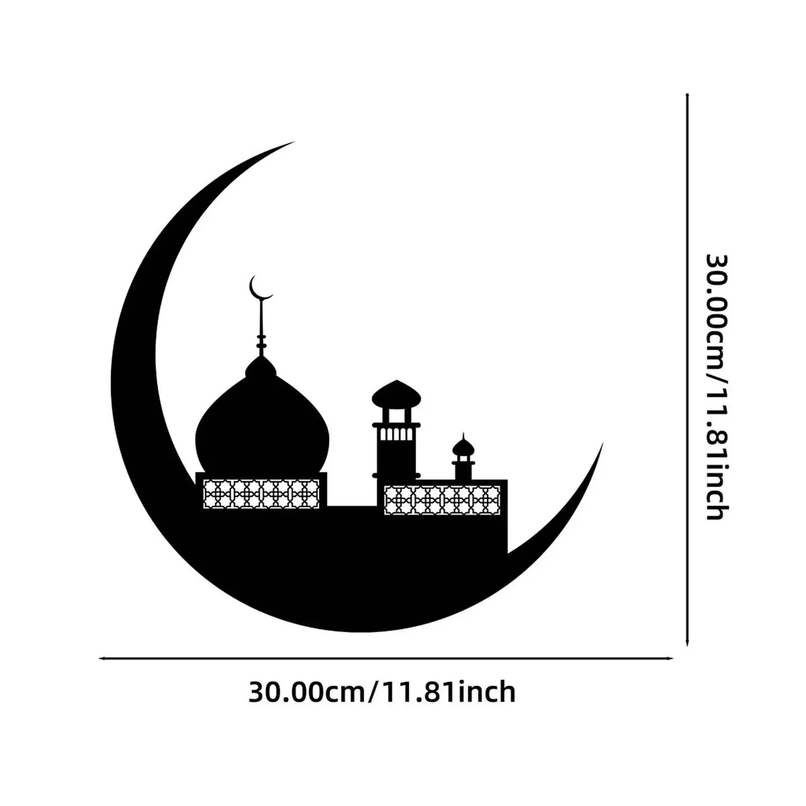 Ramadan Wall Decoration Hanging Ornament Background Sign Metal Wall Art Decor