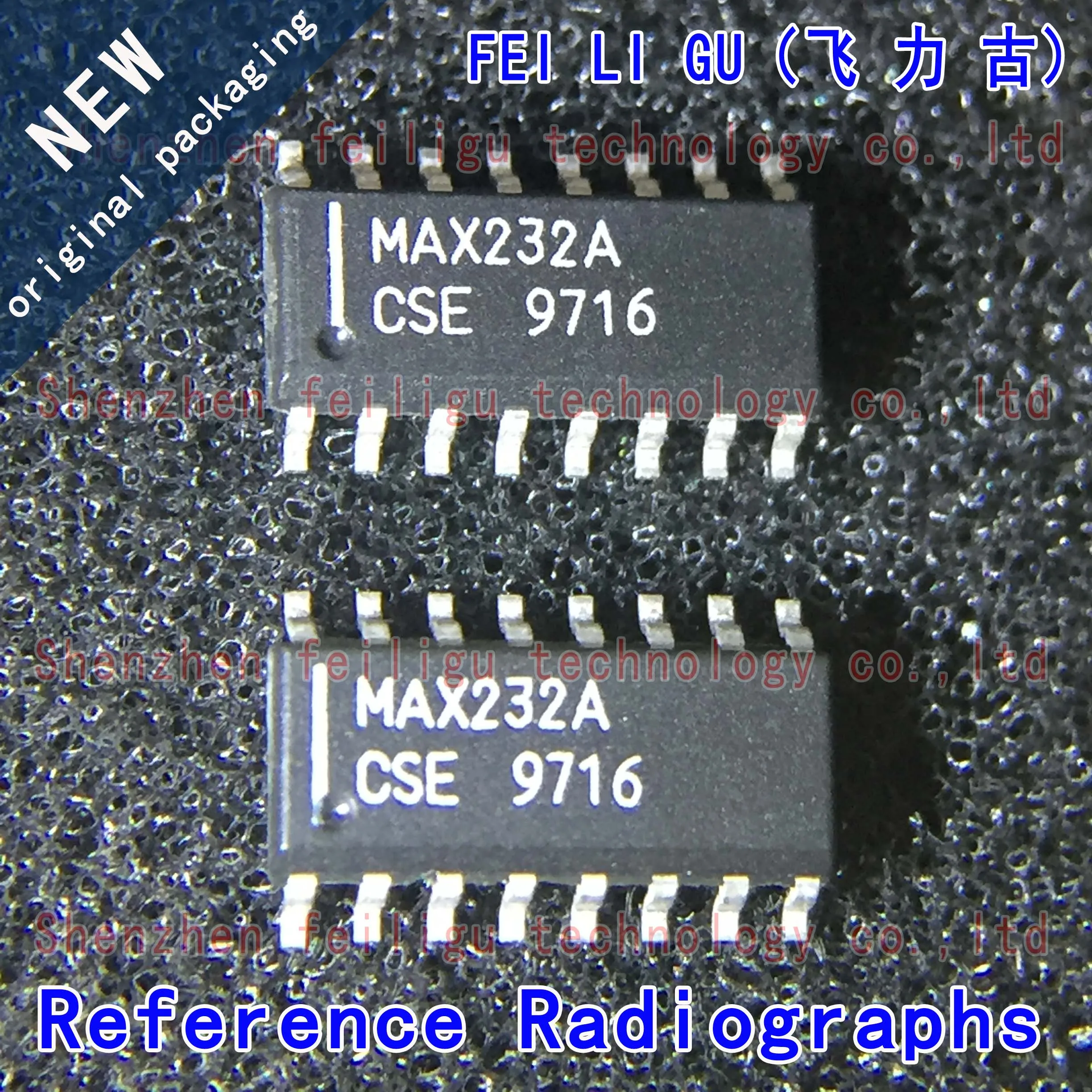 1~30CS 100% New Original MAX232ACSE+T MAX232ACSE MAX232A Package: SOP16 Transceiver Driver Chip Electronic Components