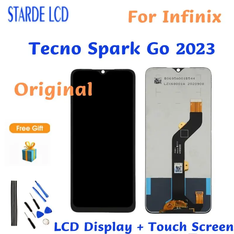 

6.56'' Original For Infinix Tecno Spark Go 2023 LCD BF7 Display Screen Touch Panel Digitizer Assembly Replacement Parts