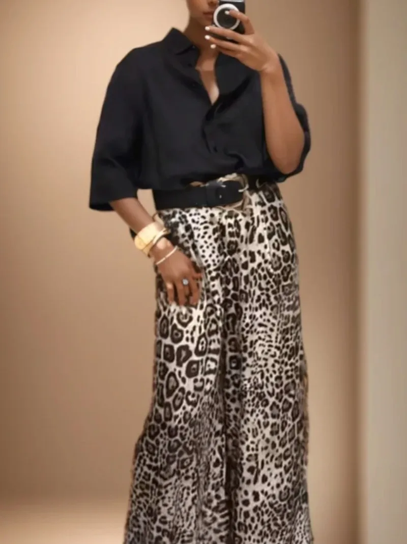 

Весенние повседневные длинные брюки для женщин, брюки, лето 2024, новые женские модные повседневные атласные брюки с поясом, офисные женские брюки