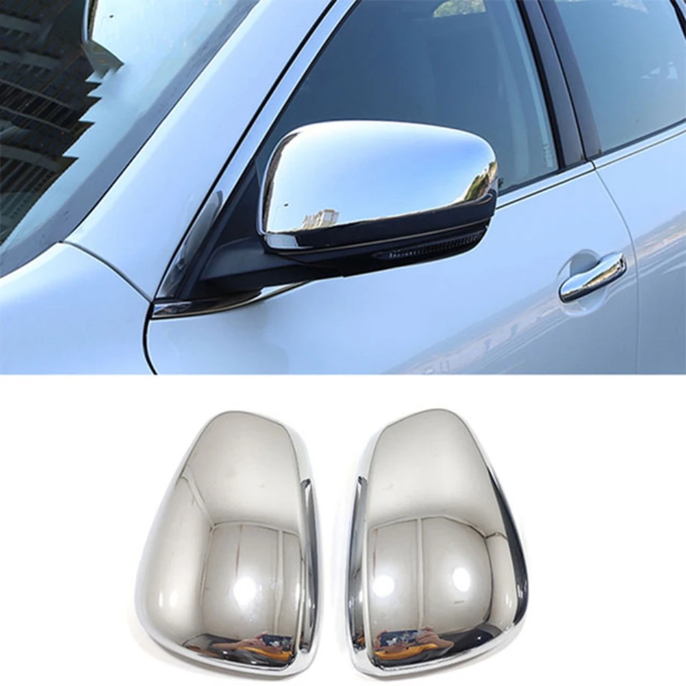 

LGW-uABS Chrome Car Rearview Side Door Turning Mirror Cover Trim for Renault Kadjar Koleos Samsung QM6 2016-2019