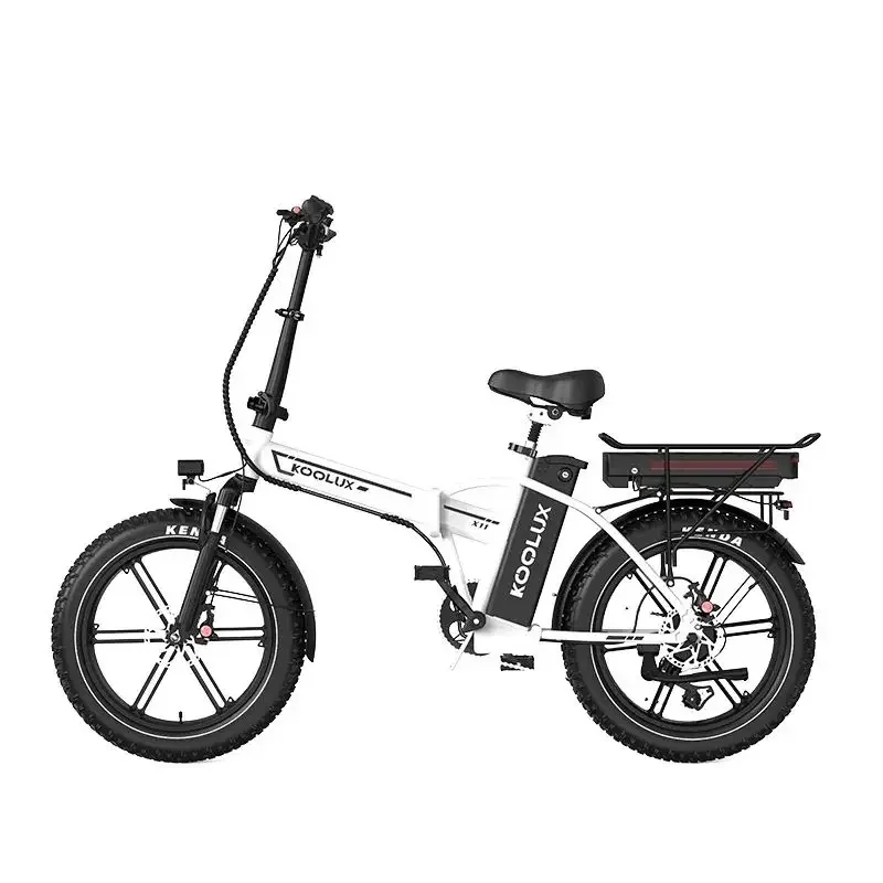 AliExpress KOOLUX（骑行） KOOLUX X11 City Electric Bike For Adult 750W Motor 48V13+10.4AH Folding Electric Bicycle 20” Wide Tire Urban Commuting E-Bike