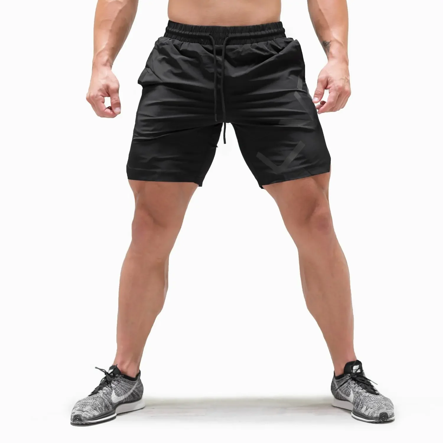 Fitness Sports Training Running Pants Men's Muscle Leisure Quick Dried and Shorts men clothing