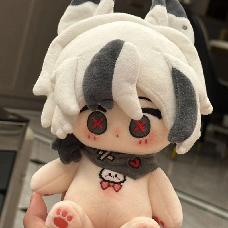 

Anime Genshin Impact Arlecchino 20cm Plush Dolls Toy Nude Doll Plushie Cosplay 7858 Kids Gift
