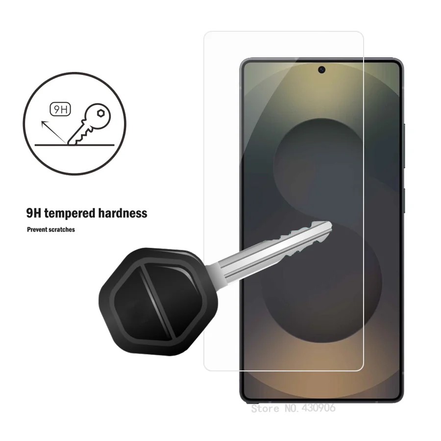 3 ชิ้นสําหรับ Samsung Galaxy S25 Ultra Screen Protector ครอบคลุมคุณภาพสูงโปร่งใสกระจกนิรภัยฟิล์มขอบ 9H