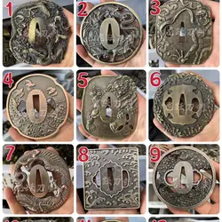 Top Quality Katana Accesories, Alloyed Tsuba for Japanese Samurai Nihontou Sword Tanto Tachi Wakizashi