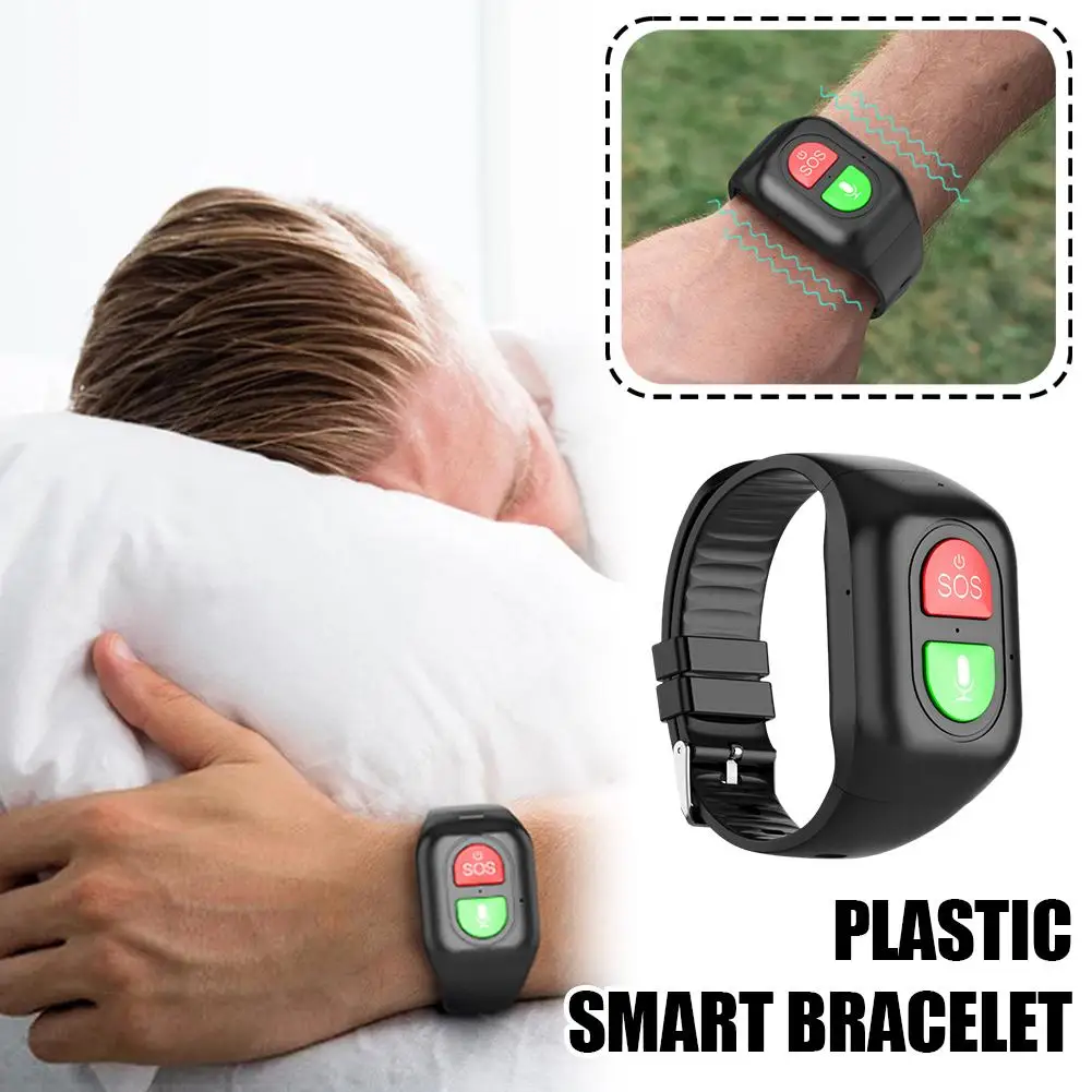 Elderly Smart Watch 4G SOS Anti-Wandering GPS Tracker Monitor Blood Rate Smart Sports Alarm Bracelet Bracelet Heart Emergen W1M4