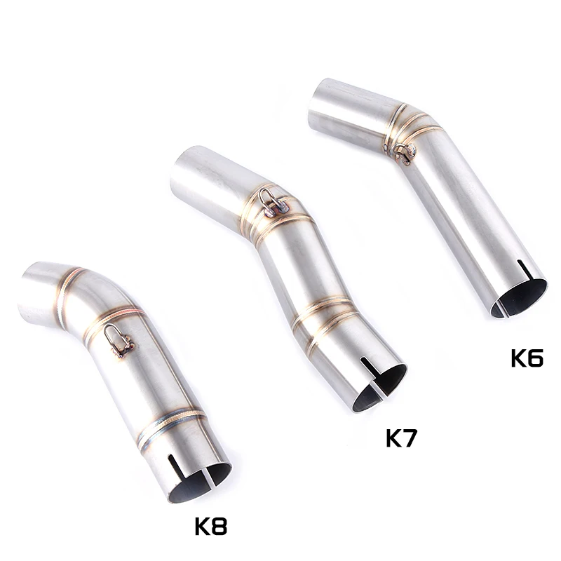 Motorcycle Exhaust For Suzuki GSXR 600 750 K6 K7 K8 Modified Exhaust Muffler Escape Middle Link Pipe