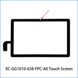 New 10.1 Inch XC-GG1010-658-FPC-A0 Tablet External Capacitance Touch Screen MID Digitizer Panel Sensor Replacement Multitouch