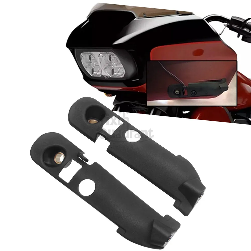 

Мотоциклетный передний указатель поворота, держатель кронштейна для Harley Touring Road Glide FLTRX FLTRXS FLTRXSE 2015-2023, черный