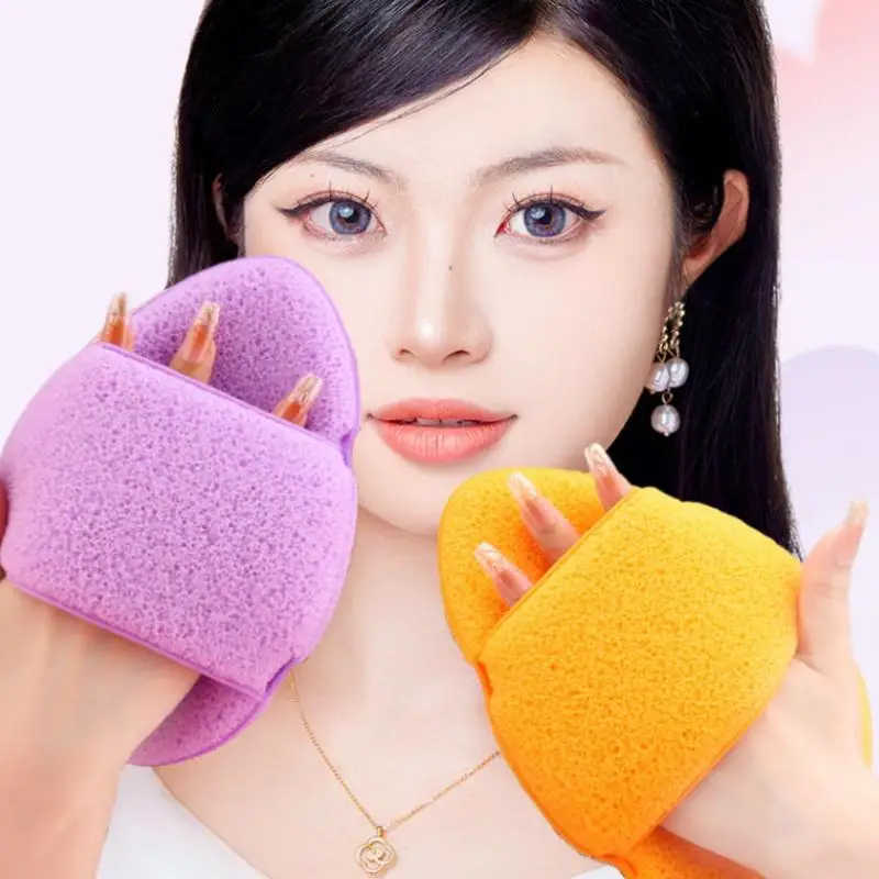 1pcs Reusable Soft Facial Wash Puffs Face Cleaning Sponge Pad Cleaning SPA Massage Makeup Deep Remover To Blackhead Tool