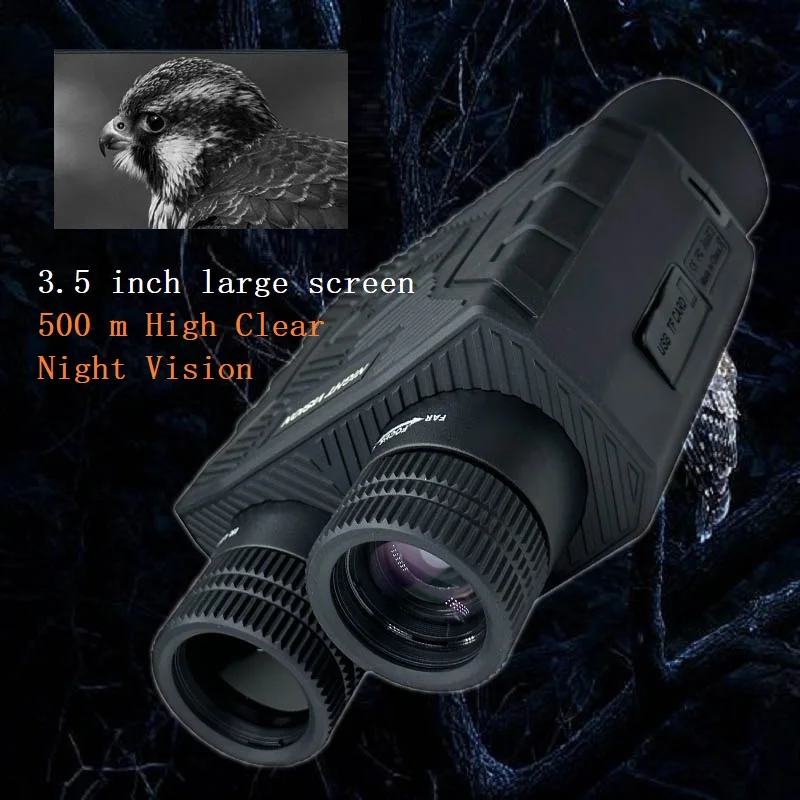 

New 4K Low Light Full Color Infrared Night Vision Military Large Screen Camera Video Binocular HD Hunting Telescope