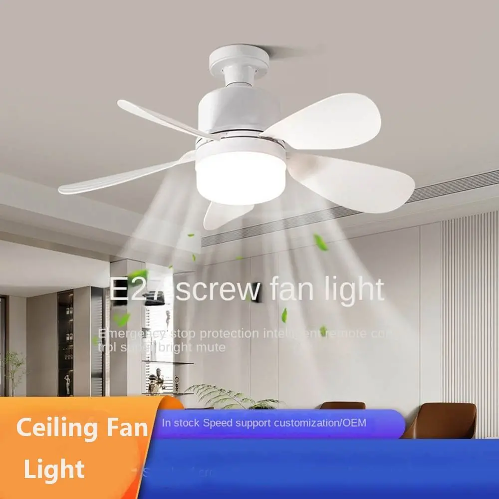 

with Lights Ceiling Fan Light Dimmable with Remote Control Ceiling Lamp Eye Protection 3 Gears Electric Cordless Fan