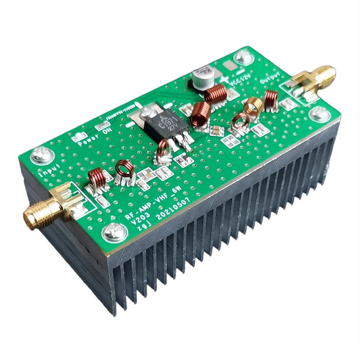A51I 6W Amplificatore di potenza VHF FM 88-108Mhz 12V per radioamatori Trasmettitore FM Walkie-Talkie AMP