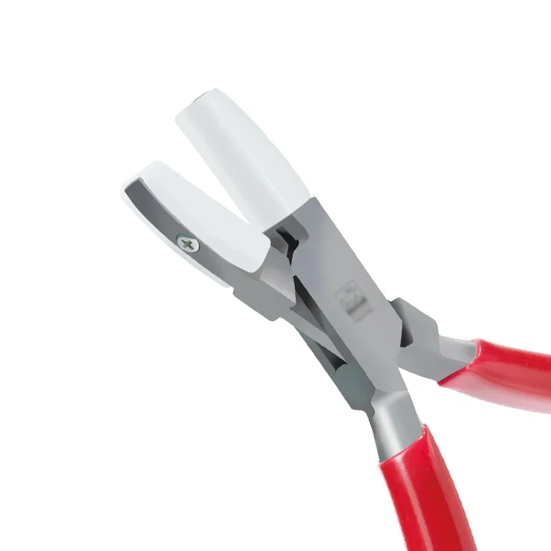 

High Quality Flat Nose Wire Holding Bending Pliers With Nylon Jaws Cheap Price Precision Jewelry Making Pliers
