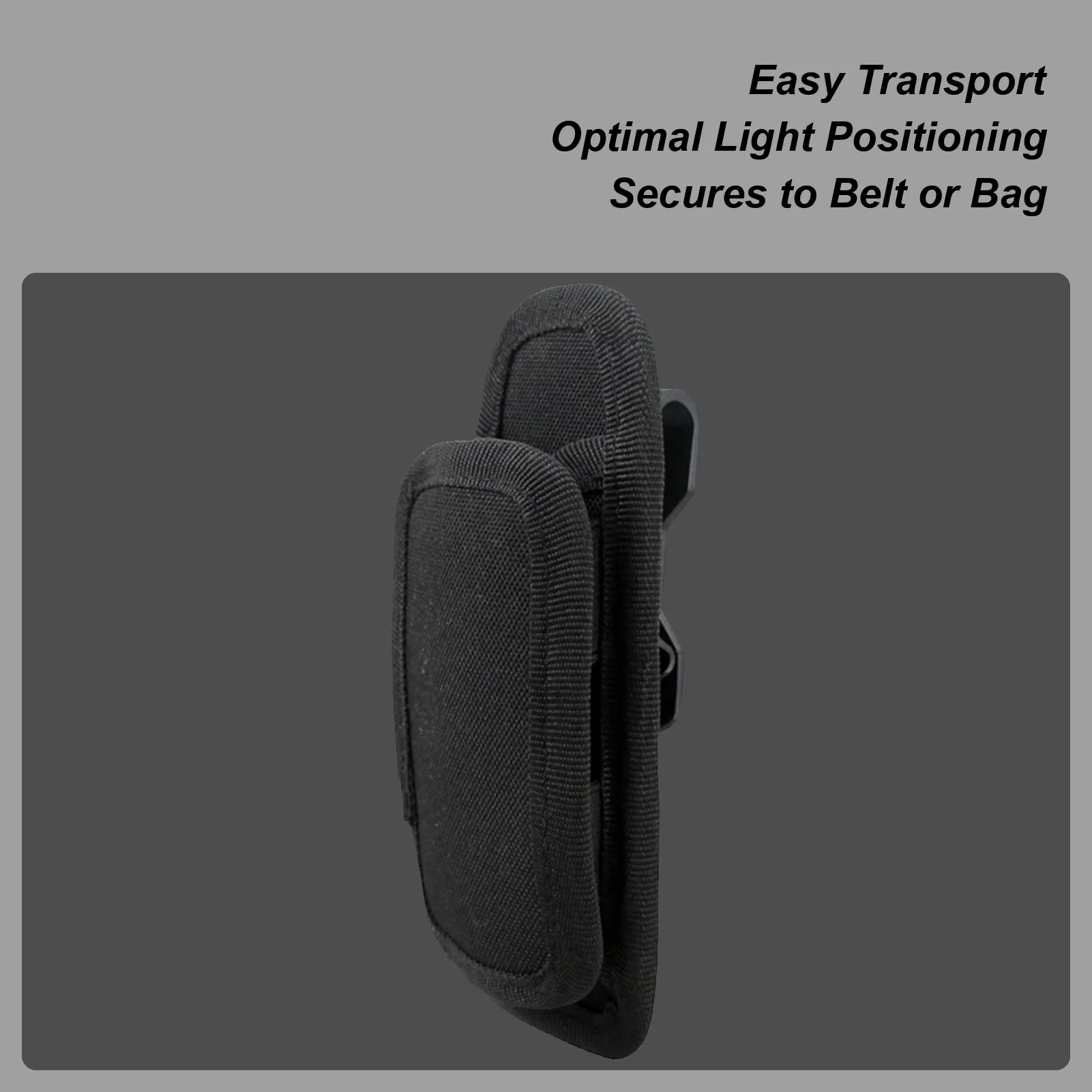 

Flashlight Holster Flashlight Belt Holder with 360-degree Rotating Buckle Cover for Outdoor Men Camping Backpacking Work Car