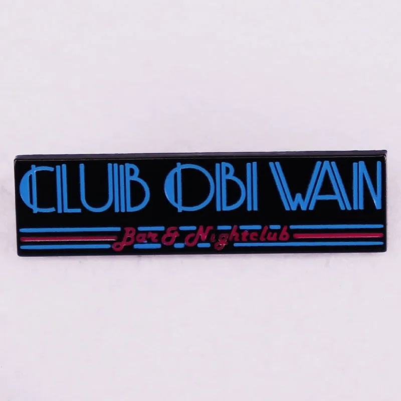 Clube Obi Wan Esmalte Macio Pin Emblema Aventura Arqueológica Filme Broche Jóias