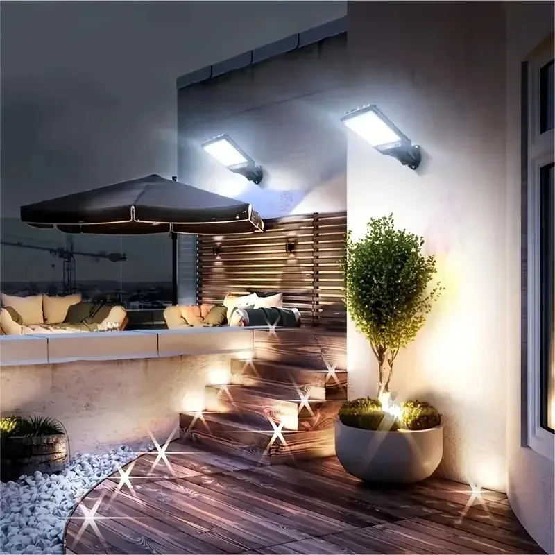 1/2 Pack Smart Outdoor LED Wall Light w/Motion Sensor & Dimmable,3 Modes PIR Security Lamp,Garden Patio Balcony Courtyard