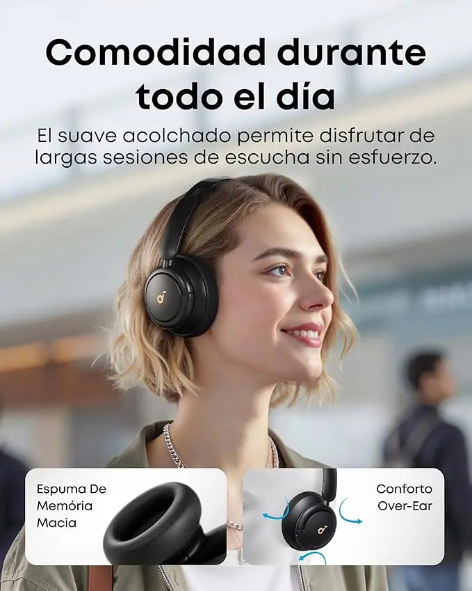 Soundcore by Anker Life Q30 Hybrid Active Noise Cancelling Headphones with Multiple Modes (Refurbished) - view 6