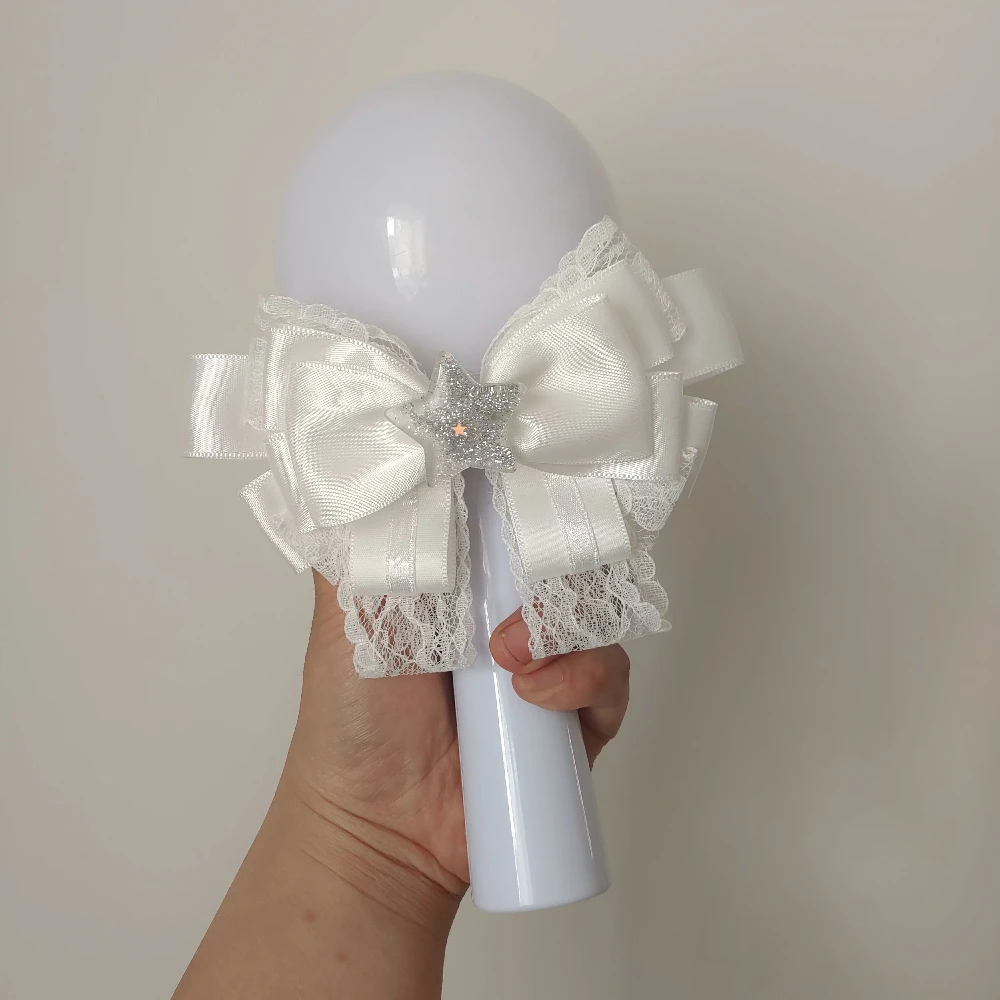Handgefertigte Sternspitze Perlenkette Schleife Konzert-Unterstützungsstab Zubehör Lolita Cosplay Requisite Korsage Krawatte Originelles Geschenk-Accessoire – Detail 5