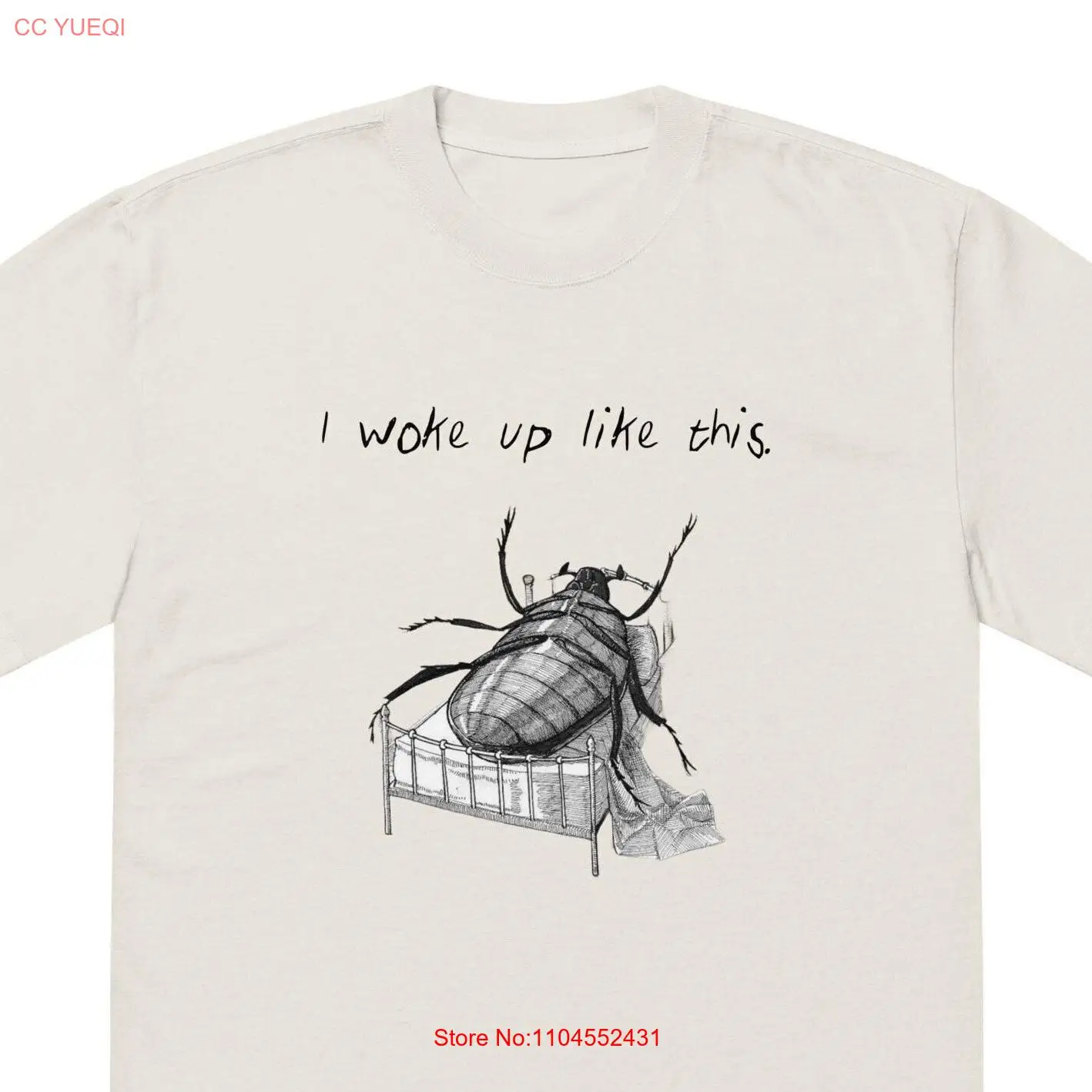 Gregor Samsa T-Shirt Franz Kafka Lustige Philosophie Metamorphose Literarische Gen Z Meme Ironisch Vintage Ich woke Up Like This