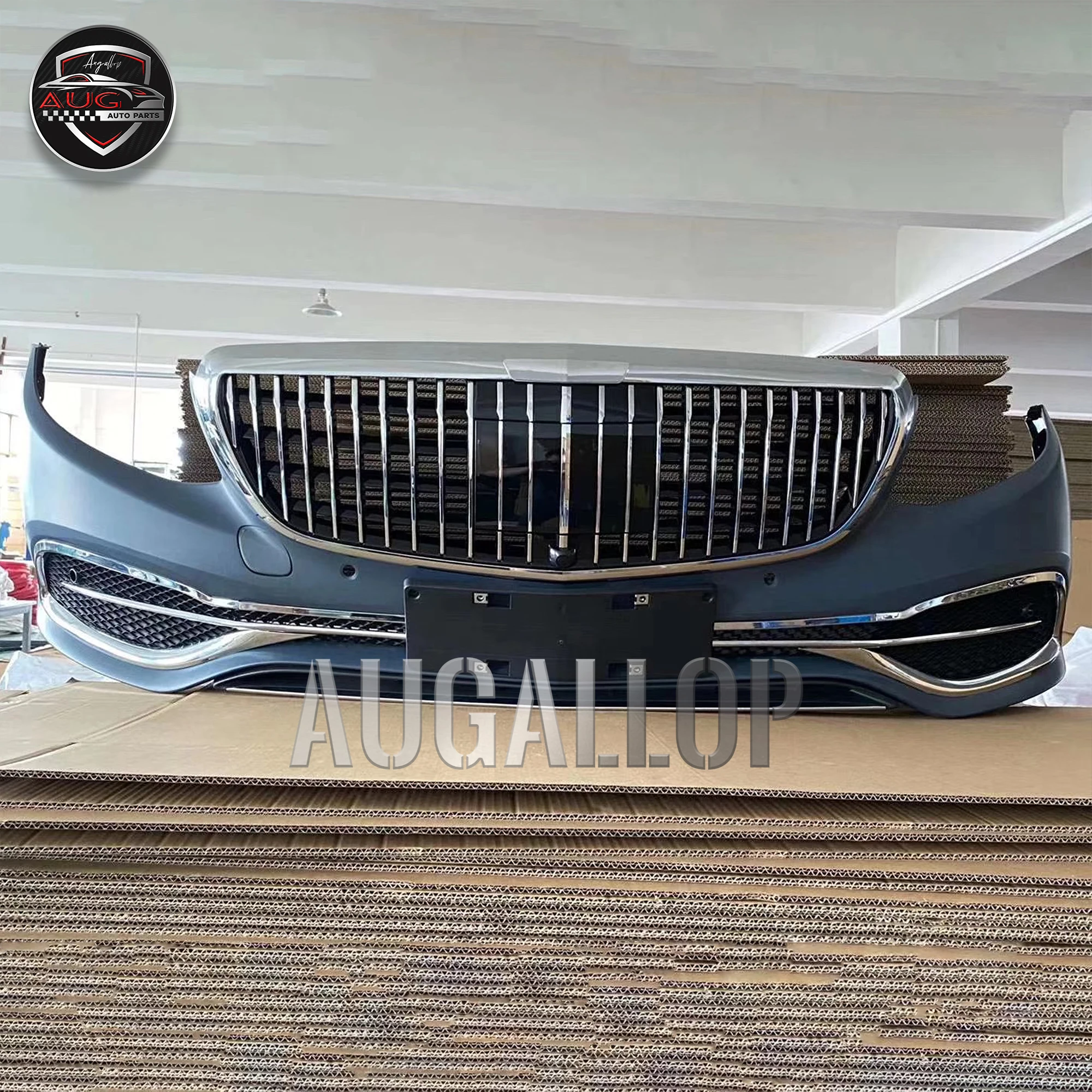 

For Mercedes-Benz E-class W213 upgrade S680 Maybach front bumper assembly auto parts body kit (D118)