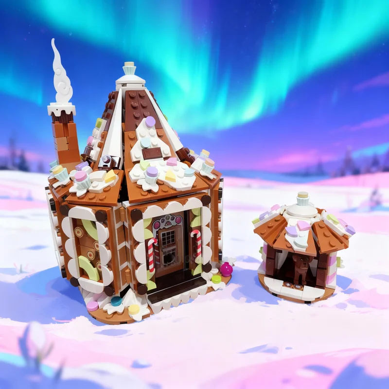 

Набор для сборки модели пряничной хижины Гарри Хагрида (1167 деталей) – Конструктор, развивающая игрушка, идея для творчества, рождественский подарок, обучающий набор