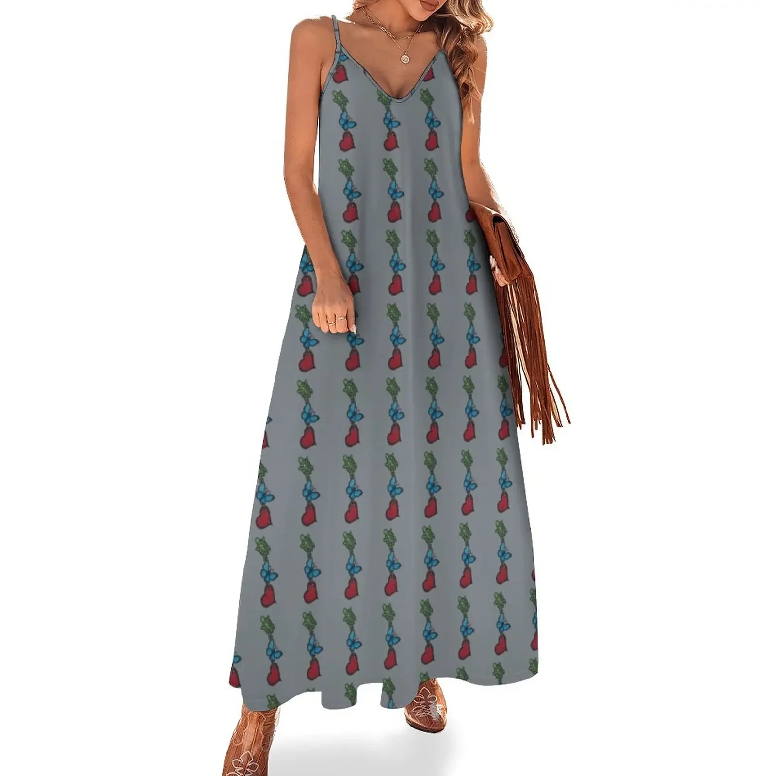 

Sisters love Sleeveless Dress Summer women's clothing summer dress woman 2025 birthday dress birthday for women