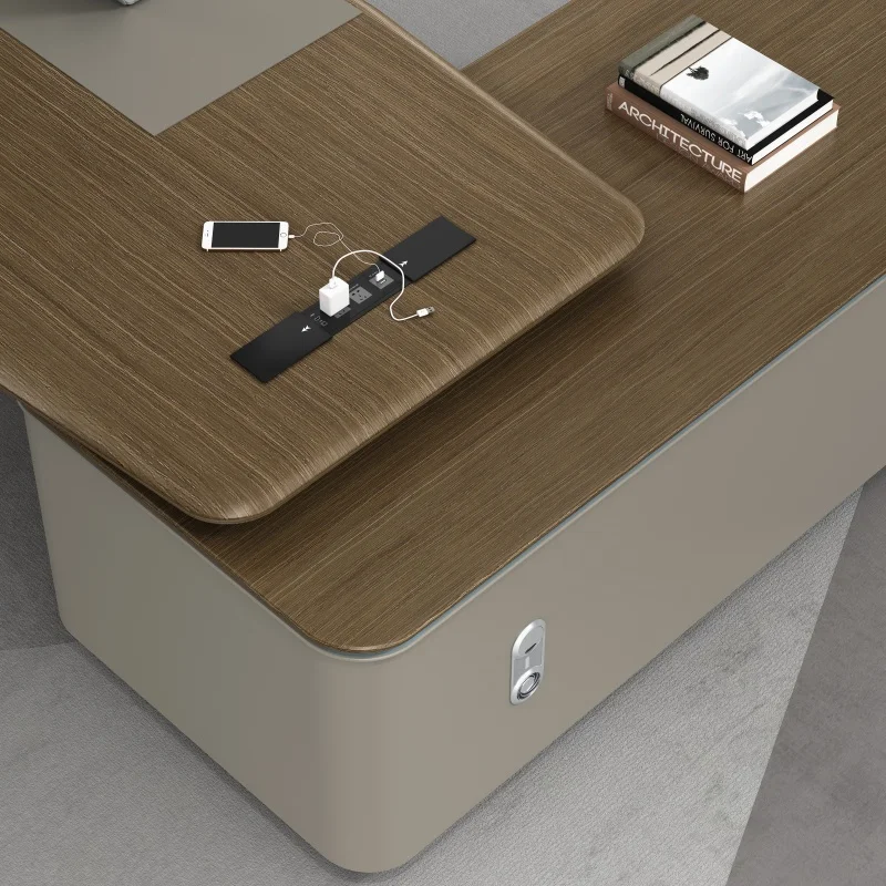 Office Workstation Modern Work Ceo Executive Furniture Computer Luxury Desks For Room Table And Chair Set Design